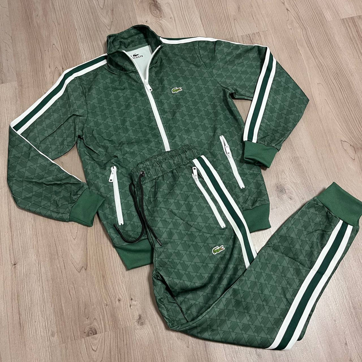 CONJUNTO LARGO LACOSTE SLIM FIT
