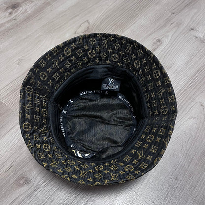 GORRO  LV NEGRO/NEGRO/DORADO