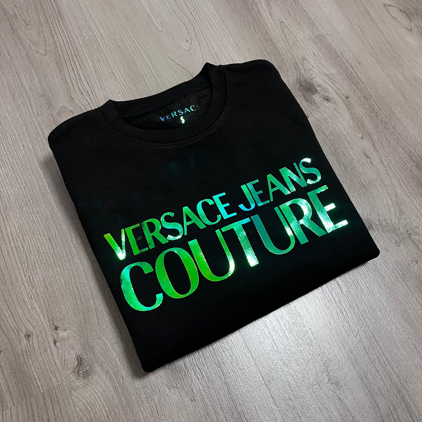SUDADERA VERSACE LOGO EFECTO HOLEOGRAFICO
