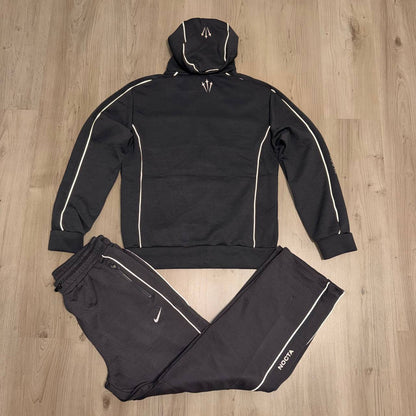 Conjunto largo NIKE NOCTA TELA GRUESA GRIS OSCURO